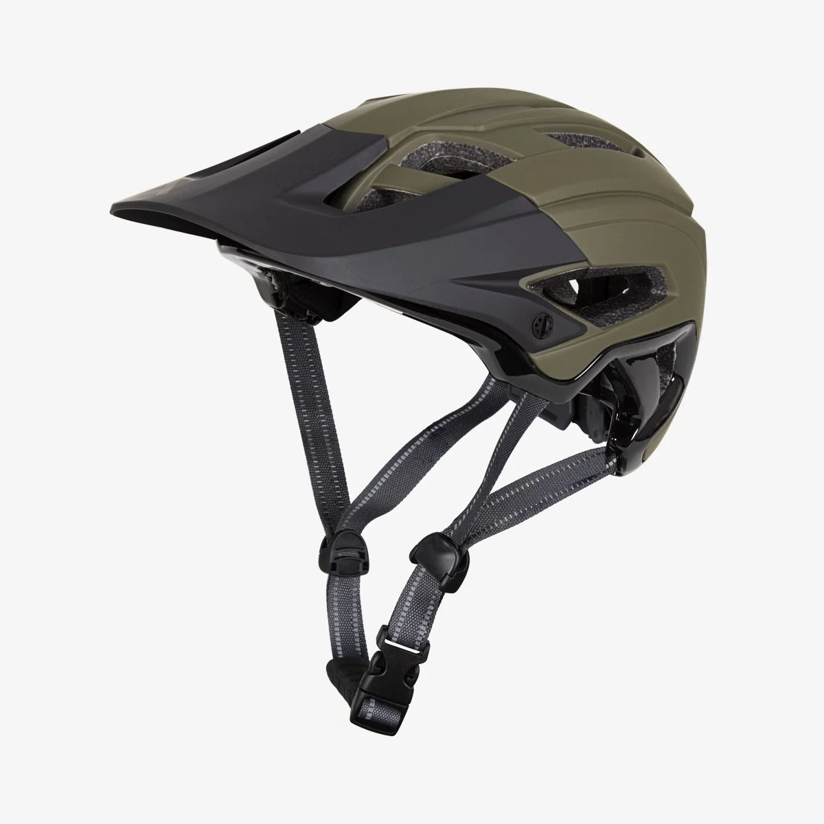 Eltin Casco MTB Hey Verde Oliva Mate Y Negro