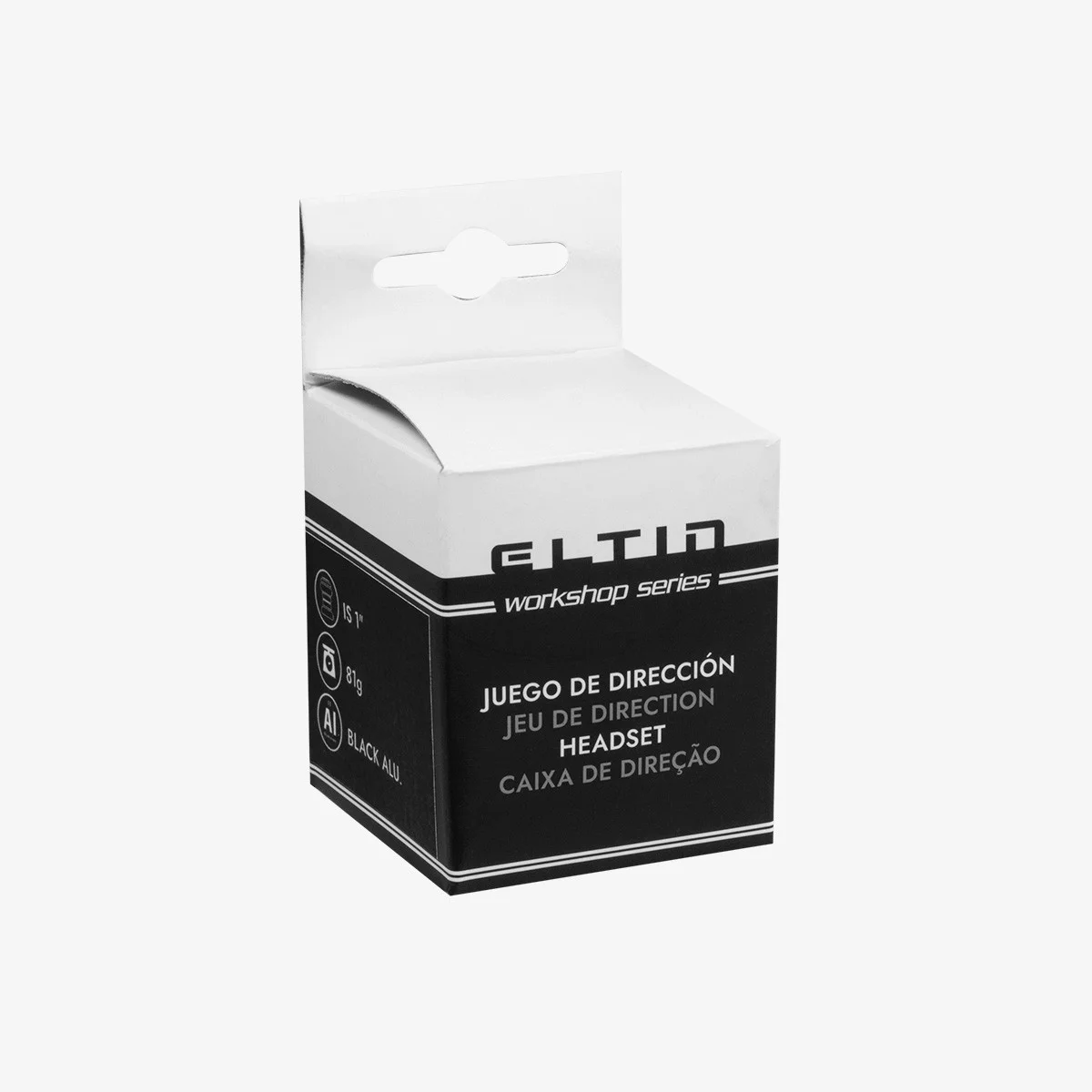 Eltin Dirección Integrada 1-1/8" Aluminio Neg