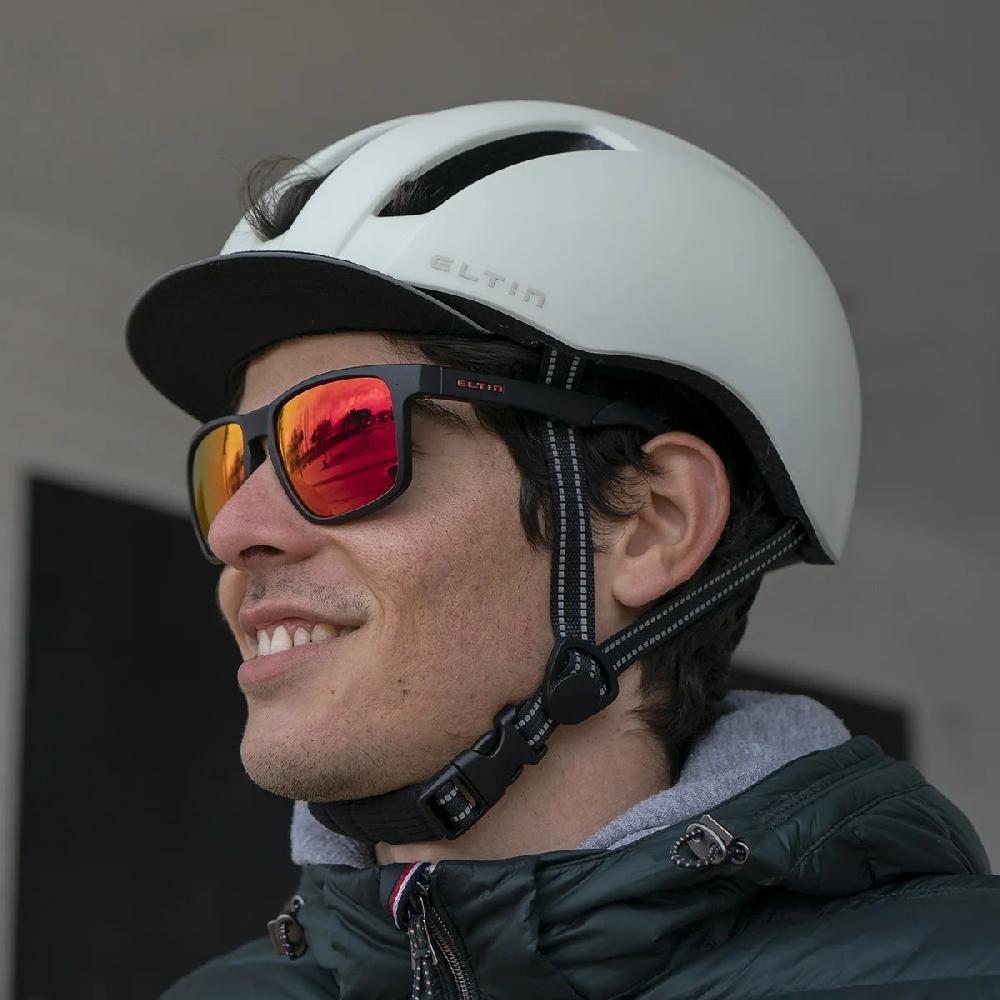 Eltin Gafas Grant Negro Mate Y Rojo