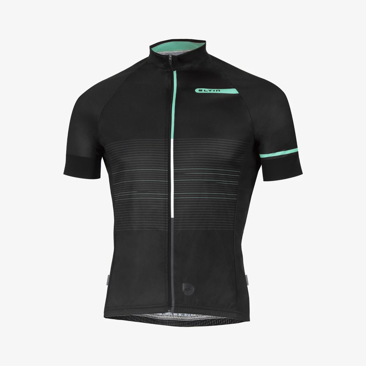 Eltin Maillot Ciclismo Futurism Negro Y Cian