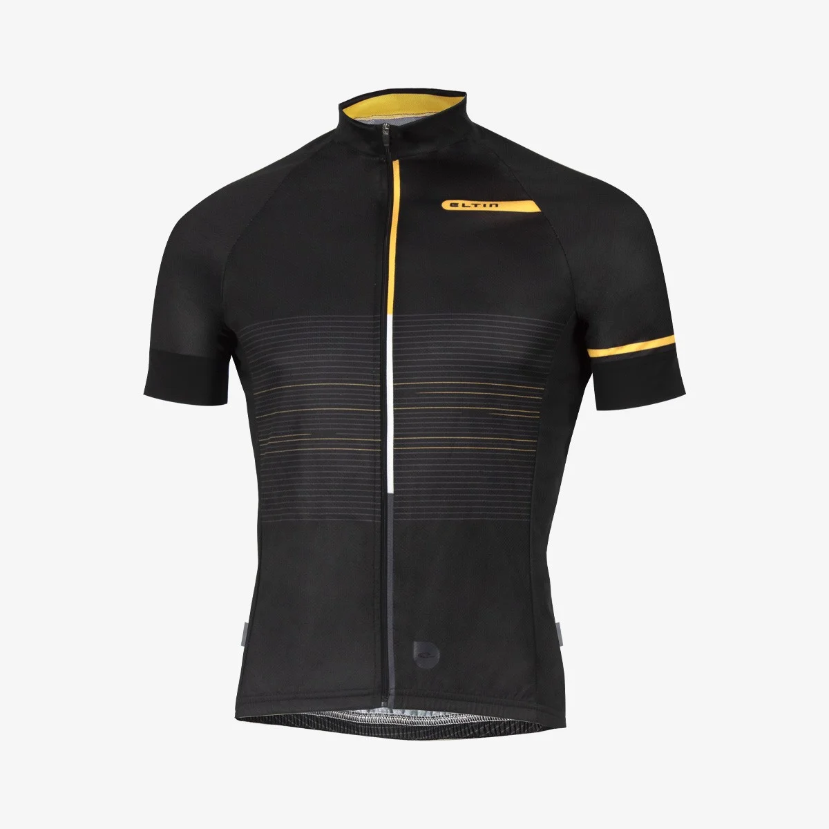 Eltin Maillot Ciclismo Futurism Negro y Mostaza