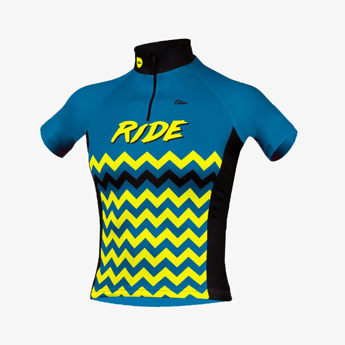 Eltin Maillot Niño Ride Azul y Amarillo flúor