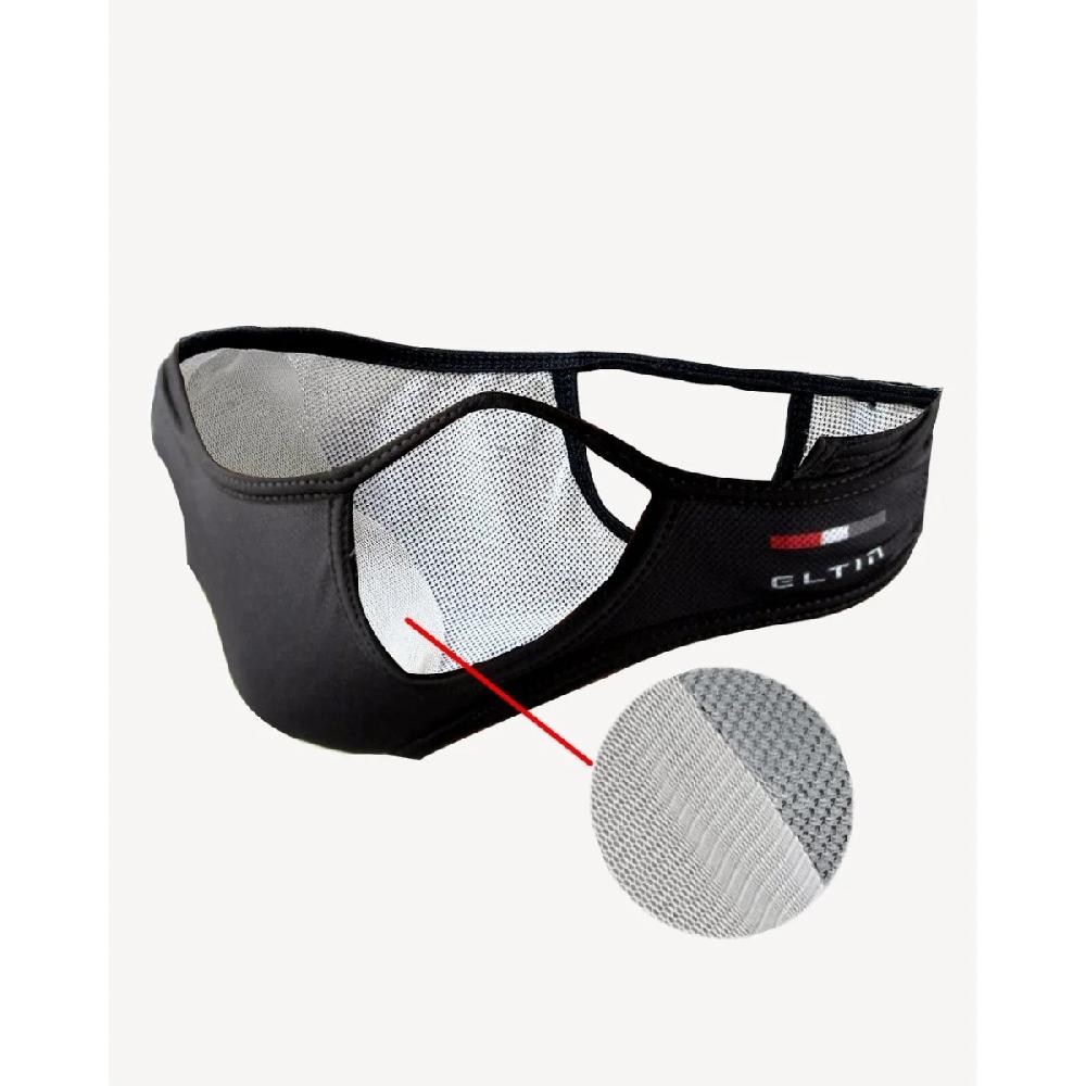 Eltin Mascarilla Deportiva Reutilizable Negro