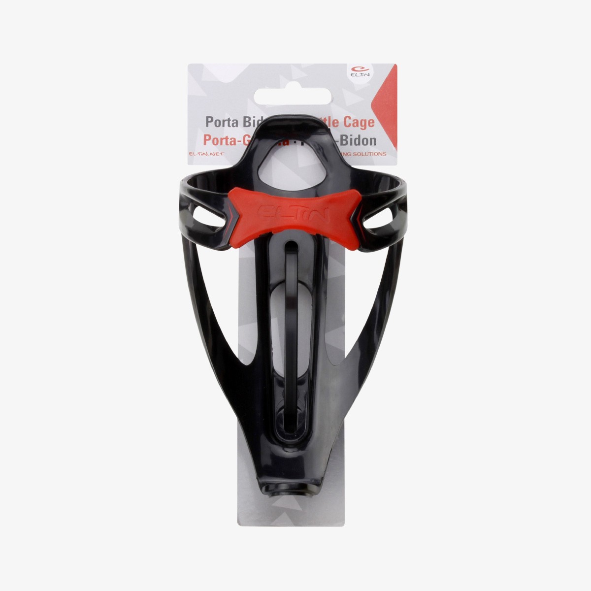 Eltin Portabidón Fibra Pro Negro Y Rojo