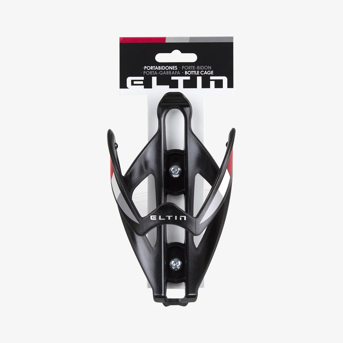 Eltin Portabidón Track - Fibra Negro Rojo Y Blanco