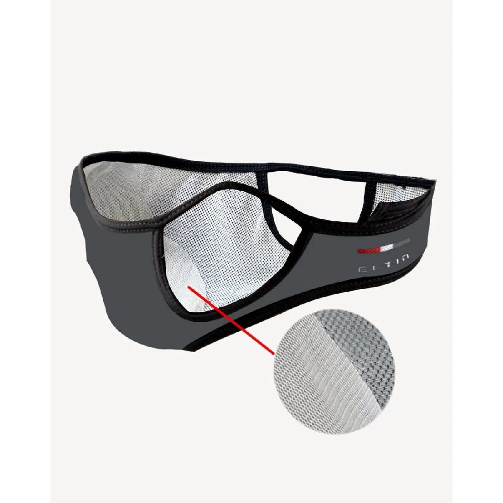 Eltin Mascarilla Deportiva Reutilizable Negro Y Gris