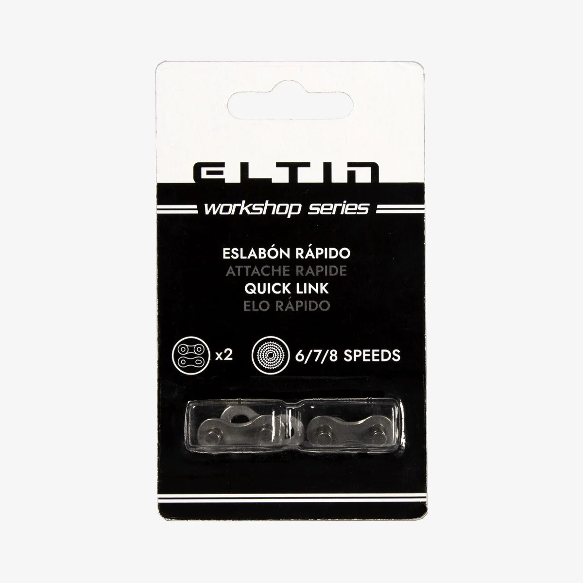 Eltin Pack 2 Eslabones Cadena 6/7/8 Velocidades Pt Osc