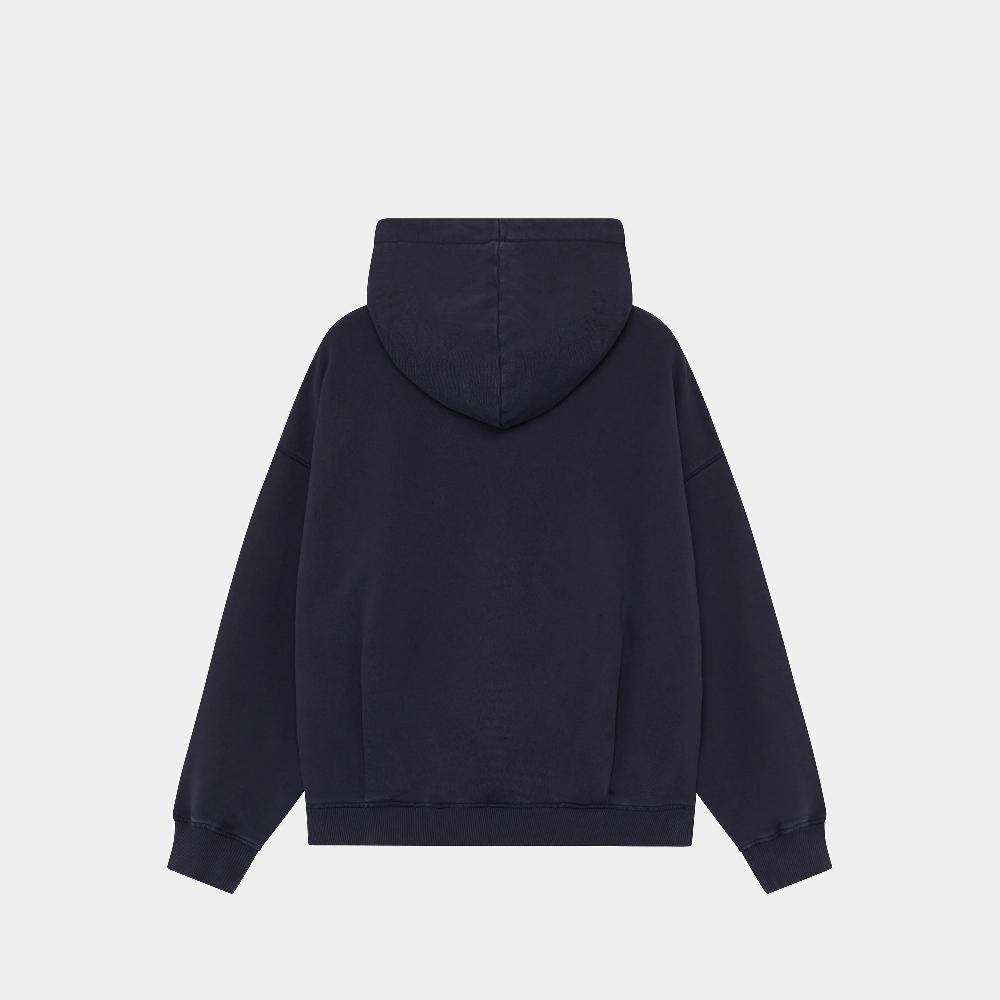 Eme 3N Row Navy Oversized Hoodie