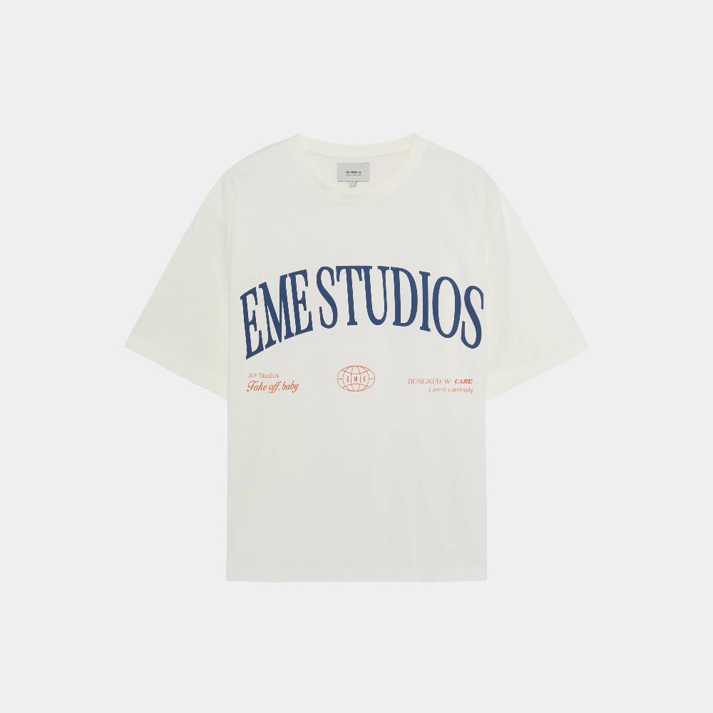 Eme Airline Cream Oversized Tee