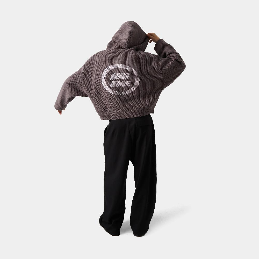 Eme Anon Antracite Knit Full Zip