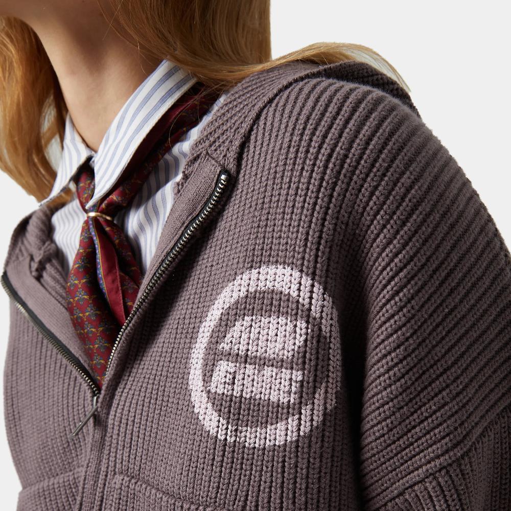 Eme Anon Antracite Knit Full Zip