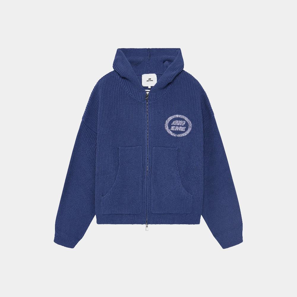Eme Anon Indigo Knit Full Zip