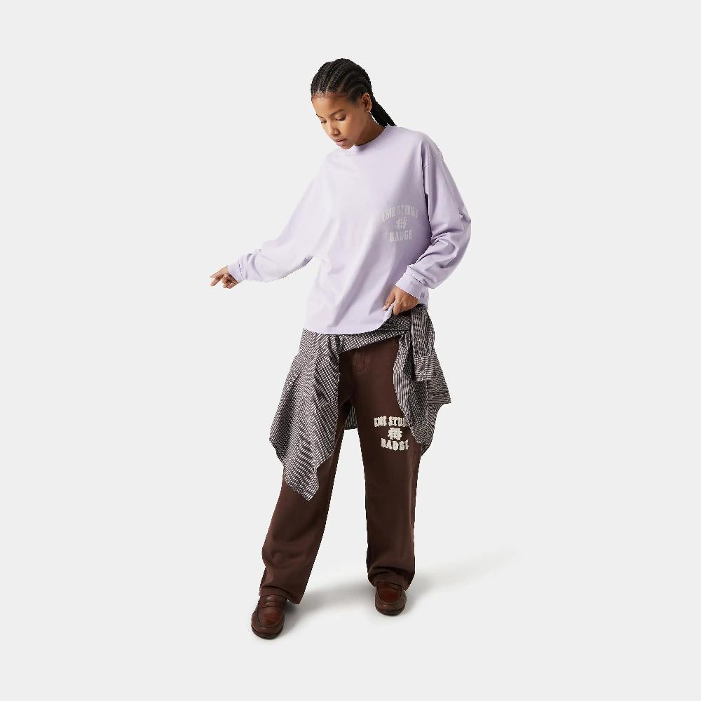 Eme Badge Gray Lilac Long Sleeve
