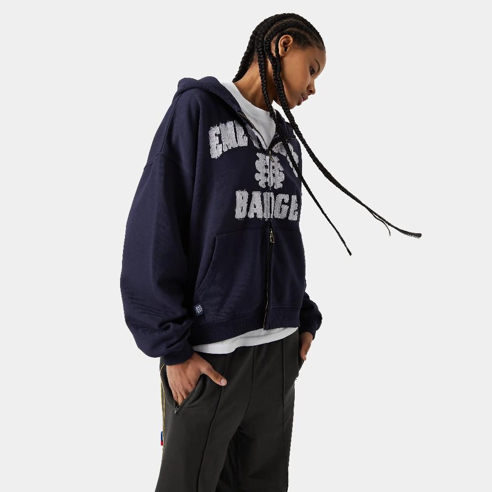Eme Badge Navy Full Zip