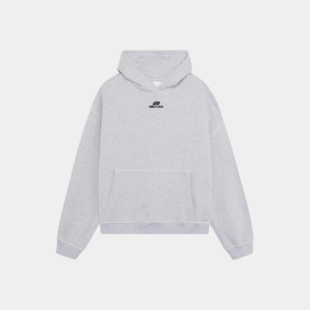 Eme Basic Heather Grey Oversized Hoodie