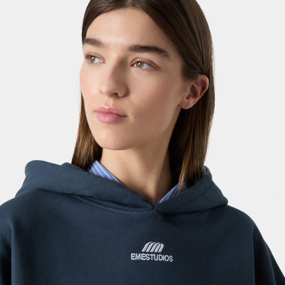 Eme Basic Navy Oversized Hoodie