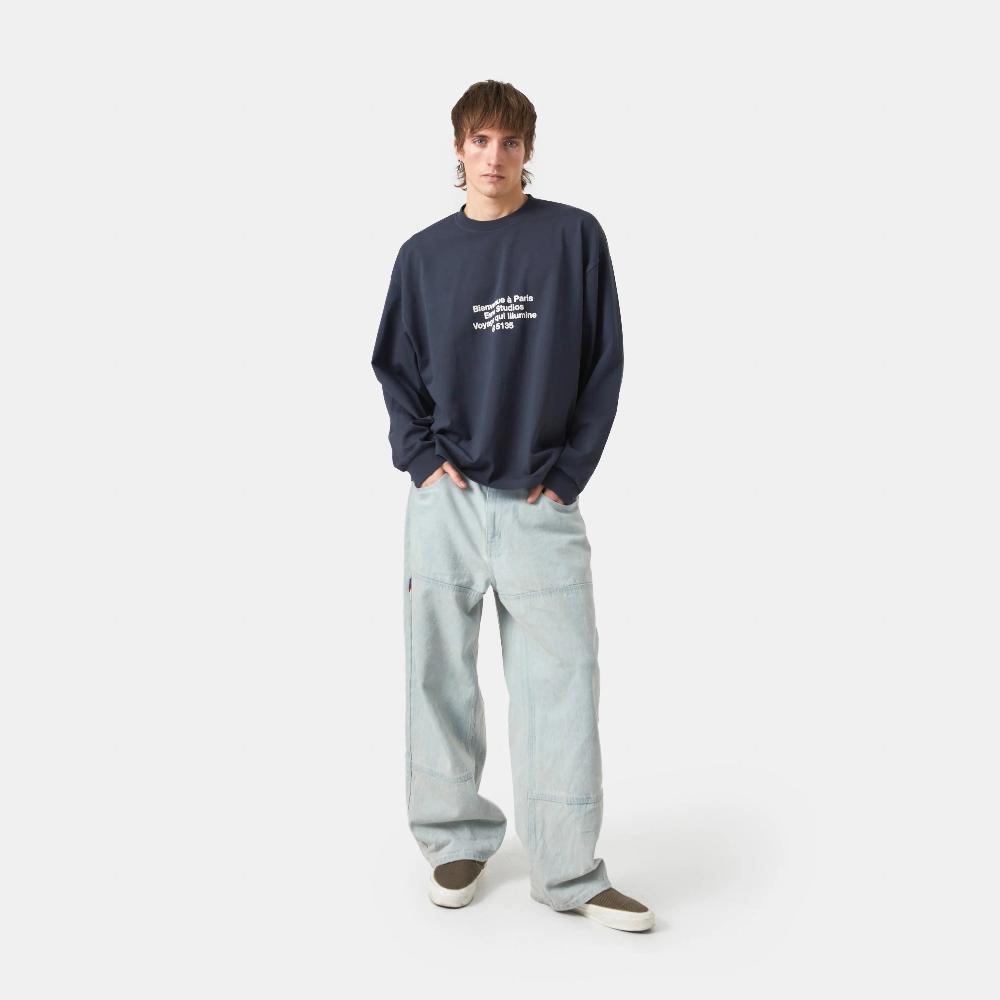 Eme Bastille Navy Long Sleeve