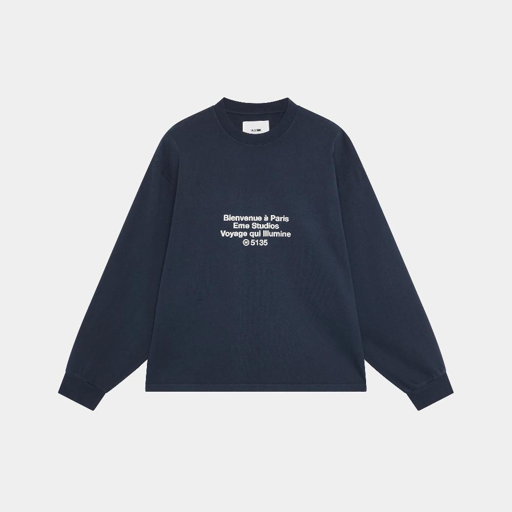 Eme Bastille Navy Long Sleeve
