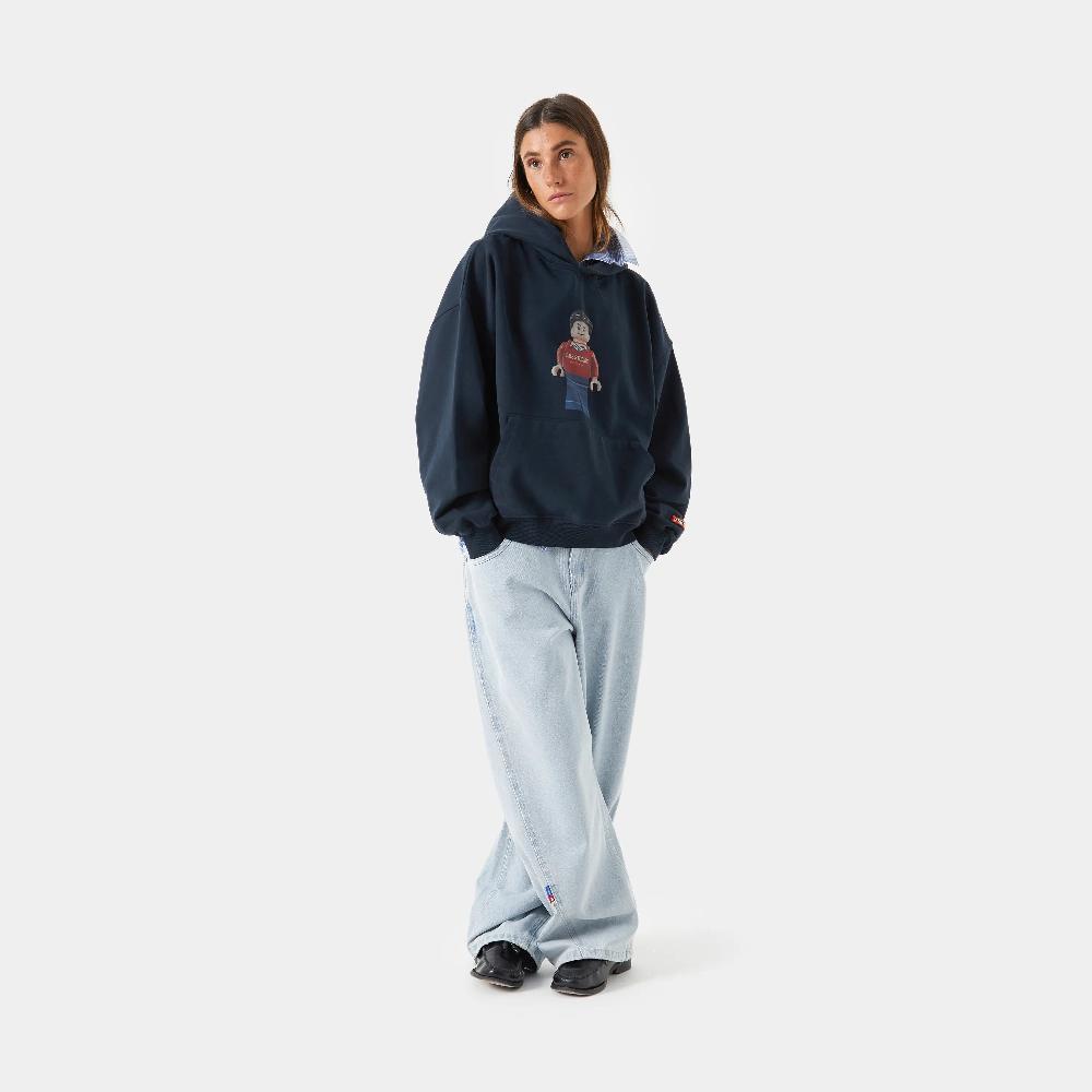 Eme Brick Navy Hoodie