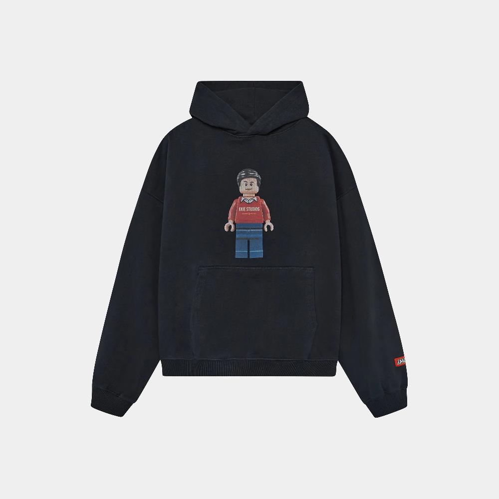Eme Brick Navy Hoodie