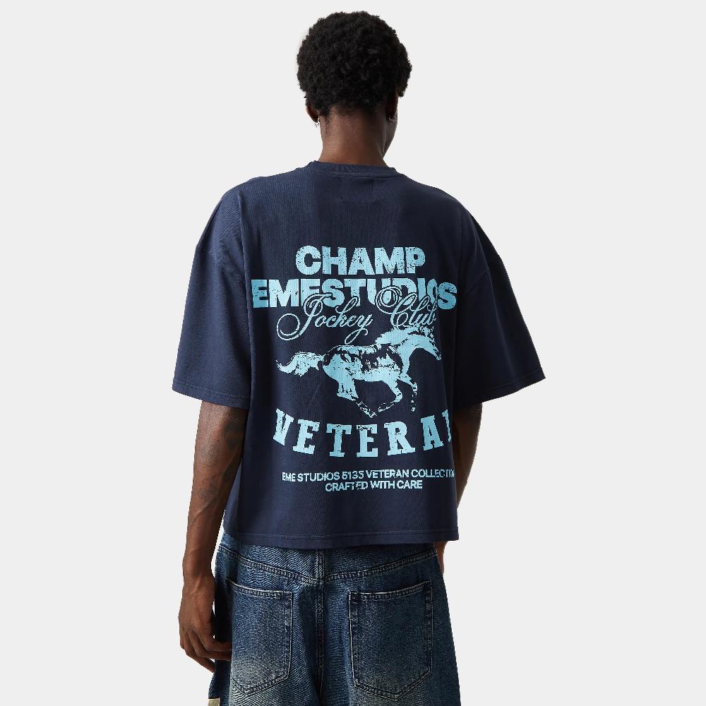 Eme Champ Navy Oversized Tee