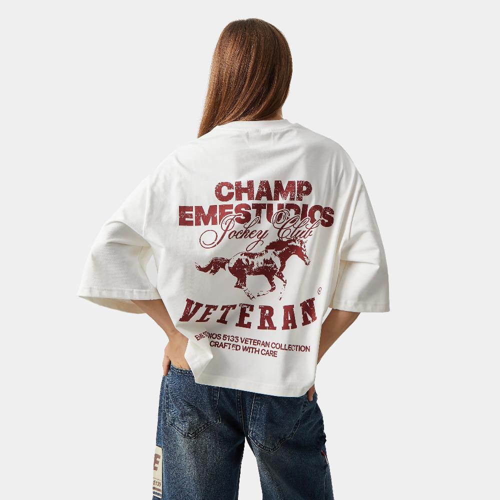 Eme Champ Off Sand Oversized Tee