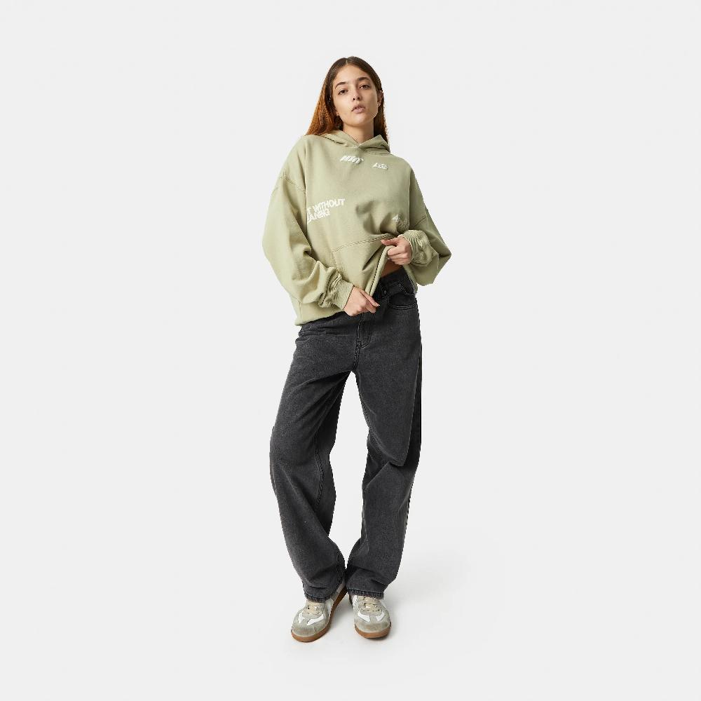 Eme Closing Moss Oversized Hoodie