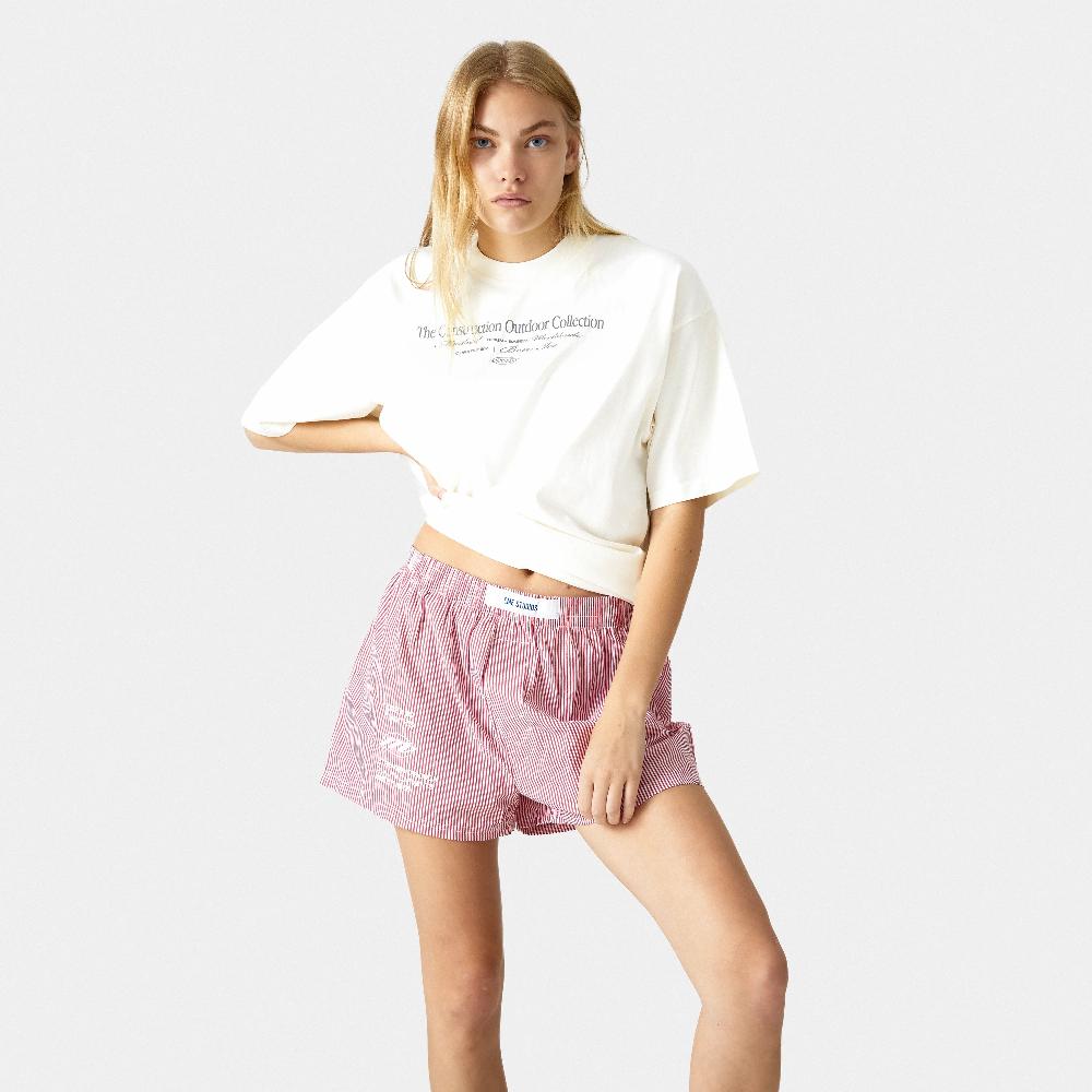 Eme Construction Off Sand Oversized Tee