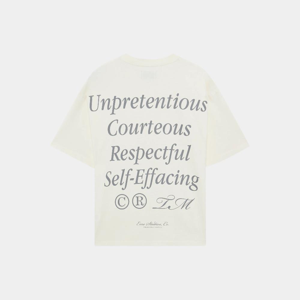 Eme Construction Off Sand Oversized Tee