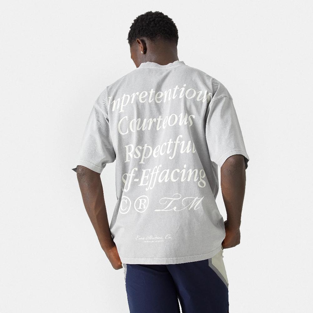 Eme Construction Stone Oversized Tee
