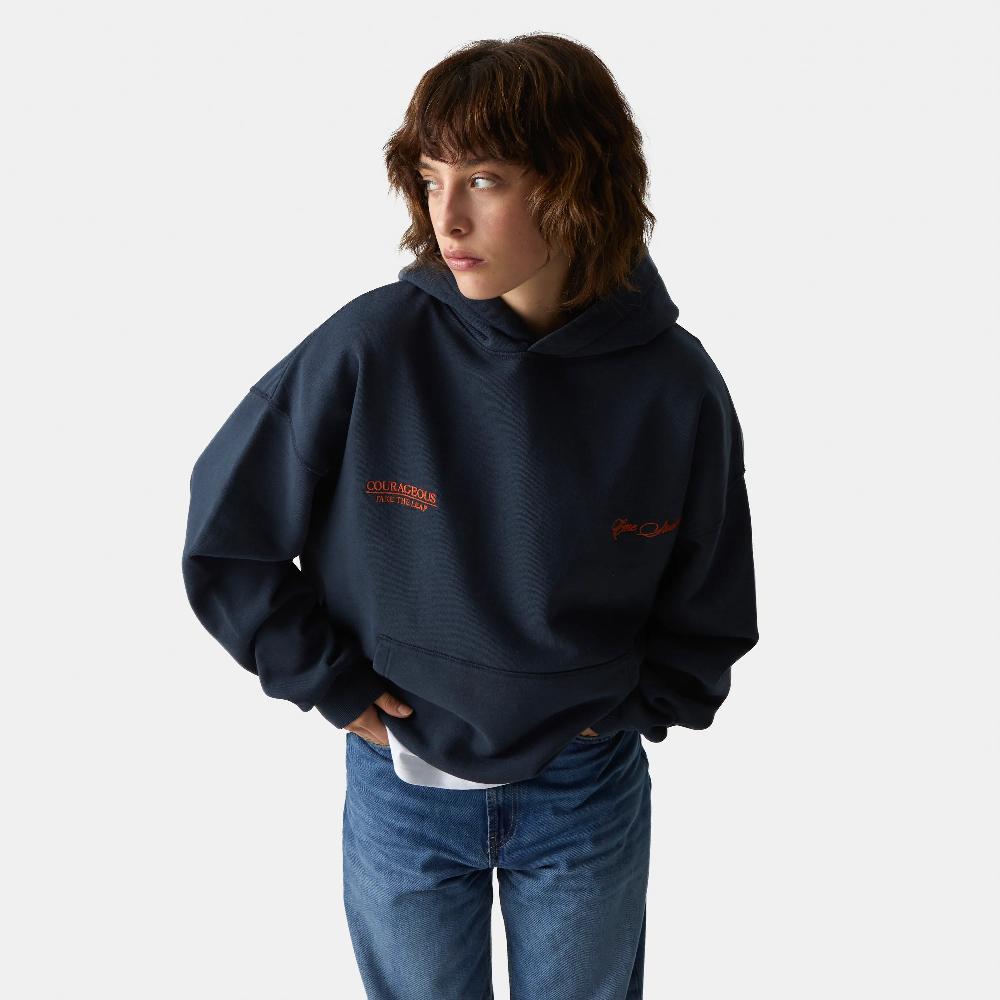 Eme Courageous Navy Oversized Hoodie