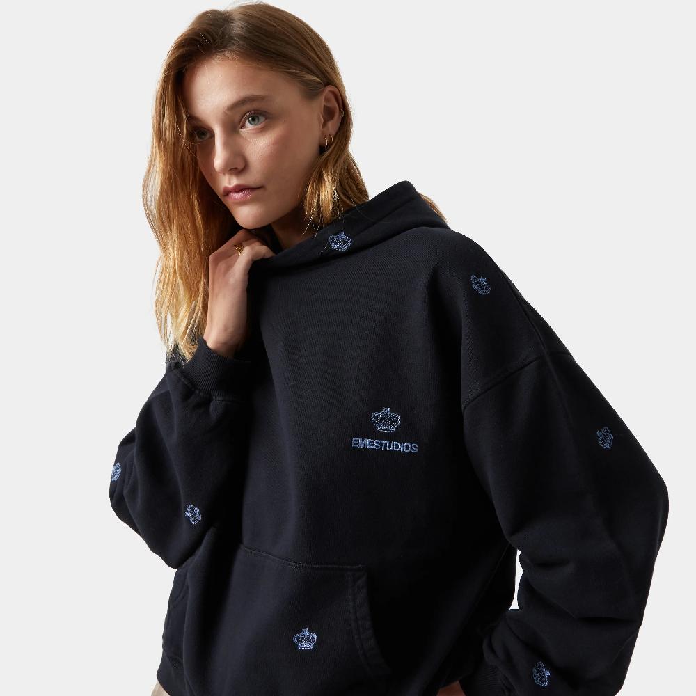 Eme Crown Navy Hoodie