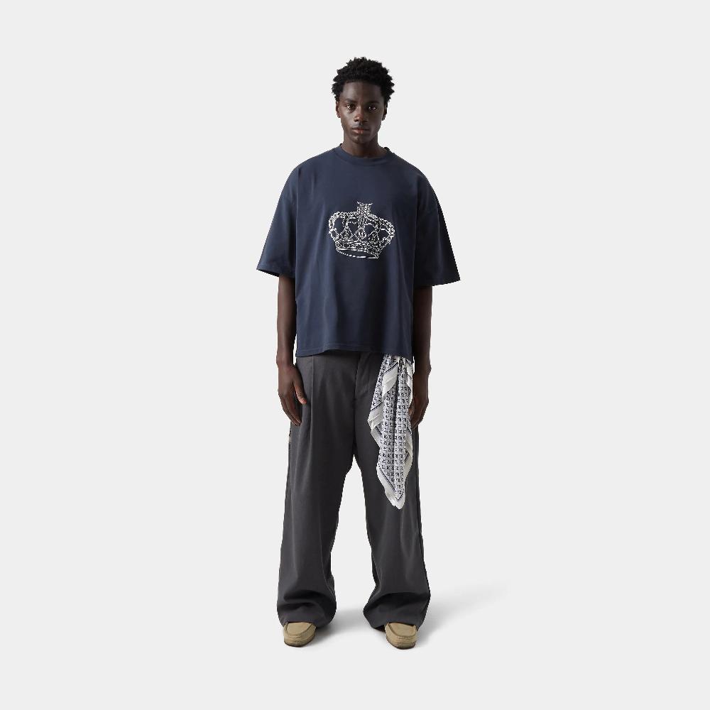 Eme Crown Navy Oversized Tee