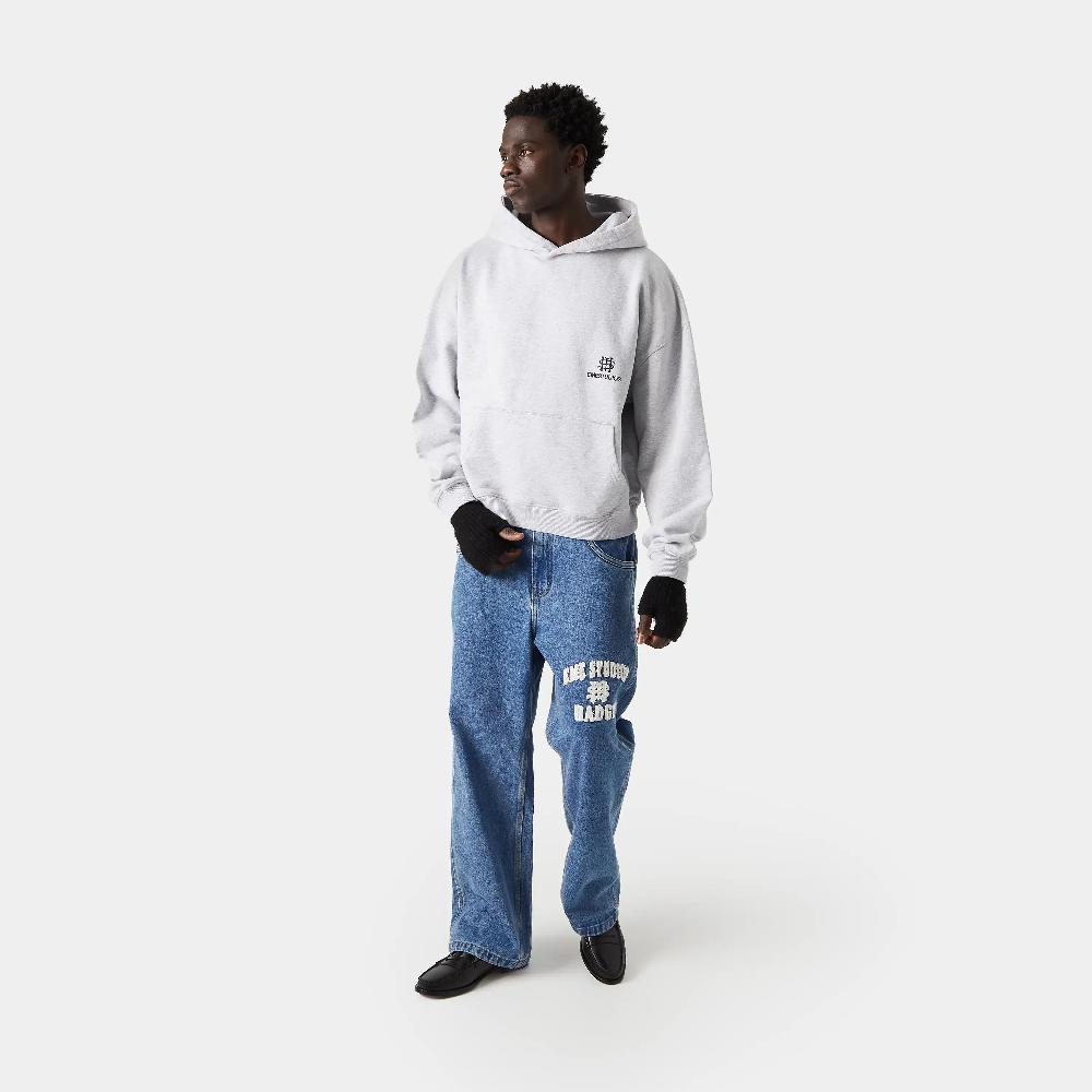 Eme Daily Heather Grey Oversized Hoodie