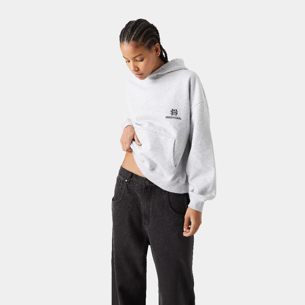 Eme Daily Heather Grey Oversized Hoodie