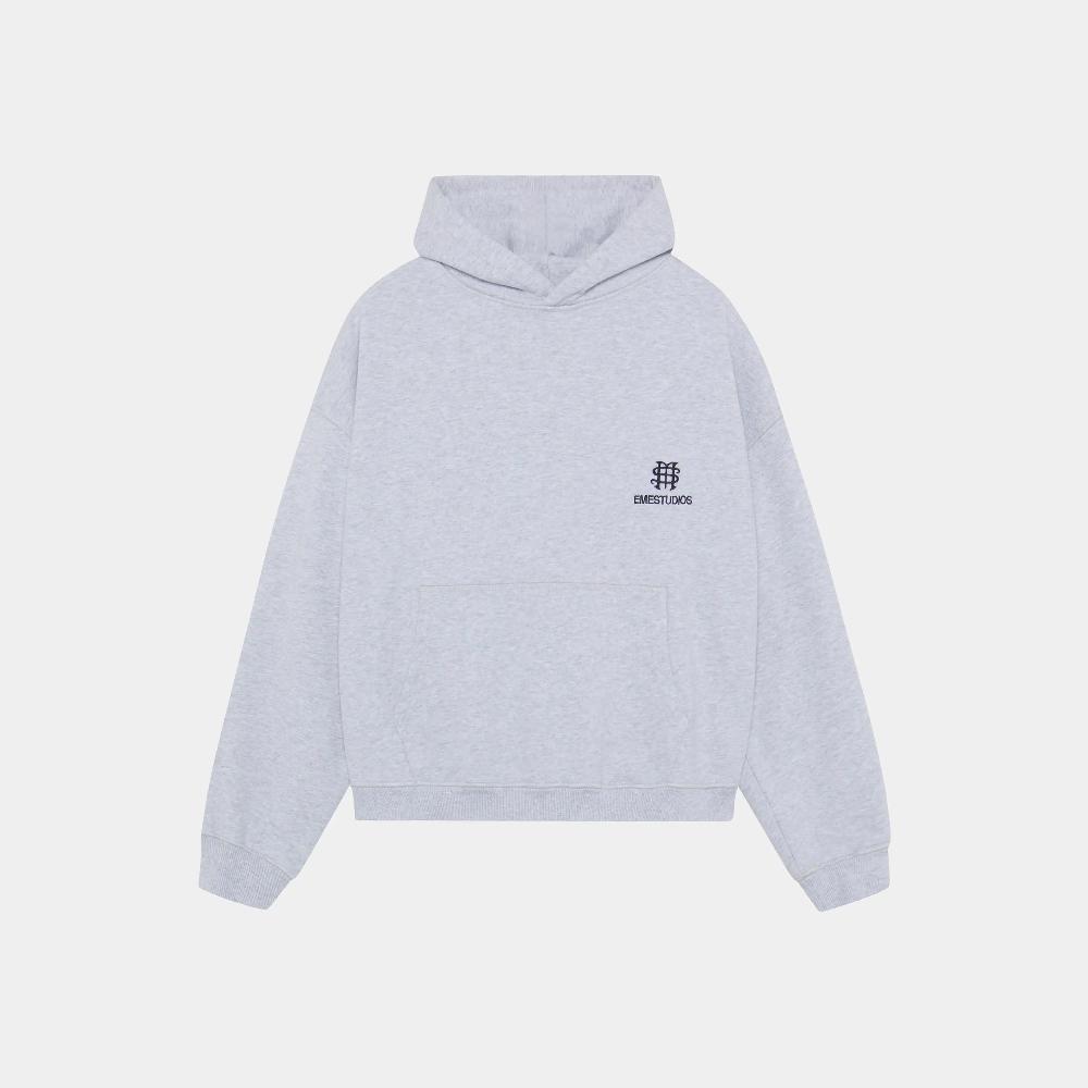 Eme Daily Heather Grey Oversized Hoodie