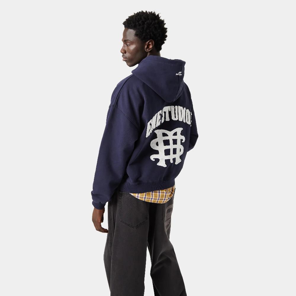 Eme Daily Navy Oversized Hoodie