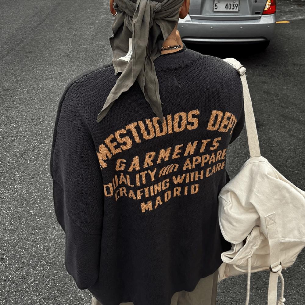 Eme Department Forest Jacquard Oversized Knit