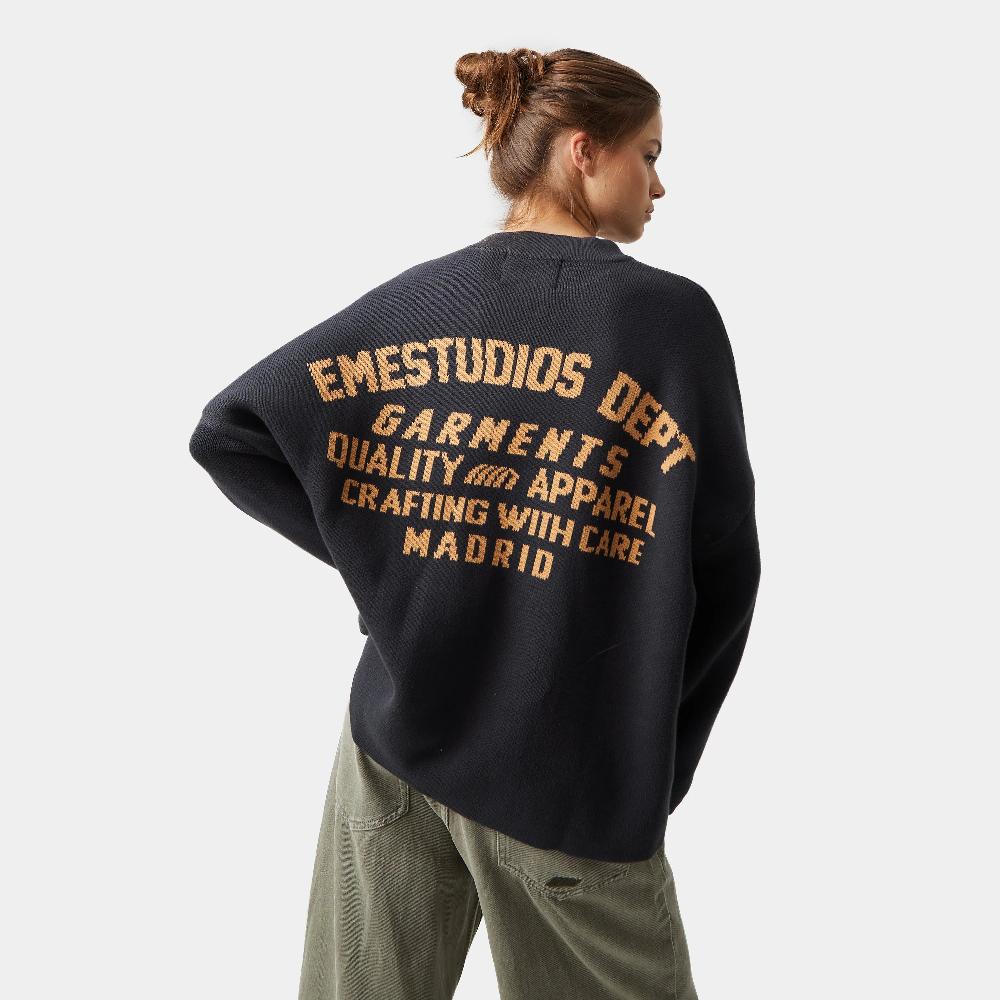Eme Department Forest Jacquard Oversized Knit