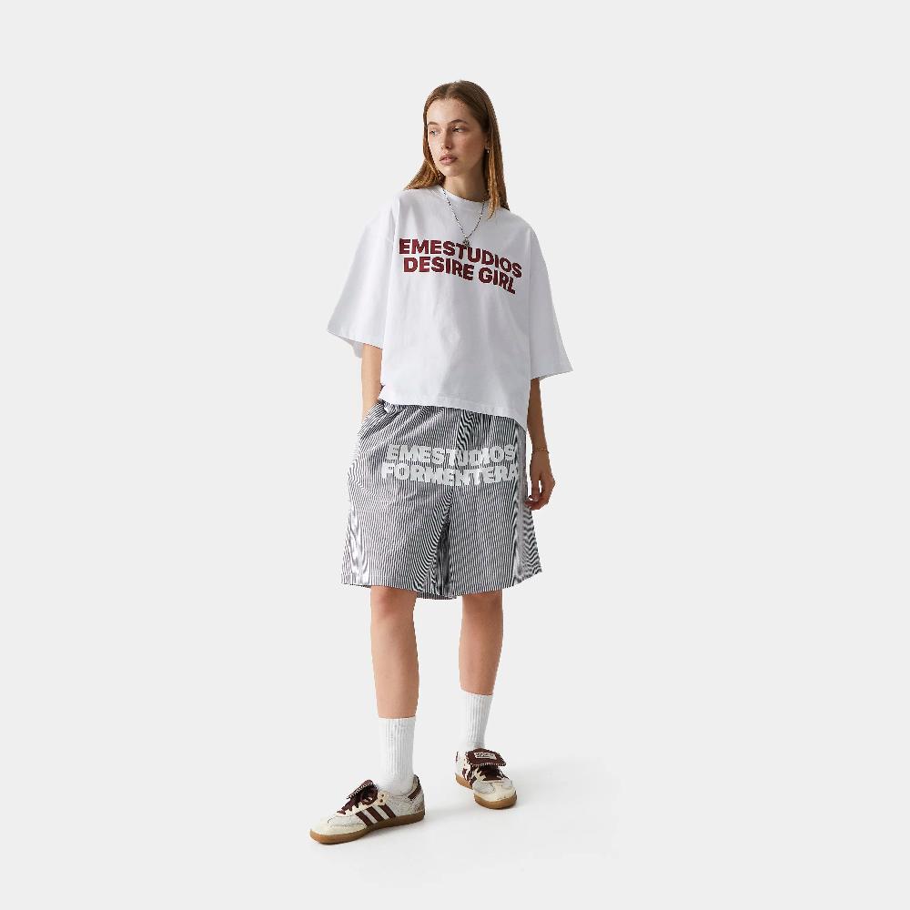 Eme Desire Girl Pearl Cropped Boxy Tee