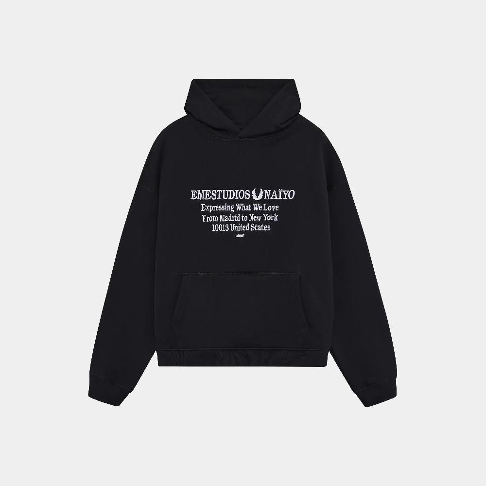 Eme EmeXNaiyo Black Hoodie