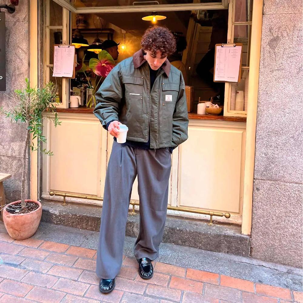 Eme Ethos Waxed Forest Hunt Boxy Jacket