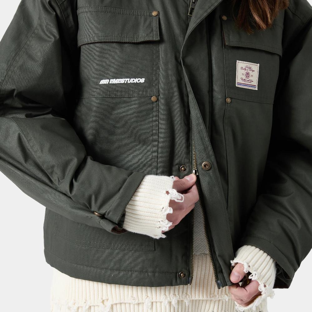 Eme Ethos Waxed Forest Hunt Boxy Jacket