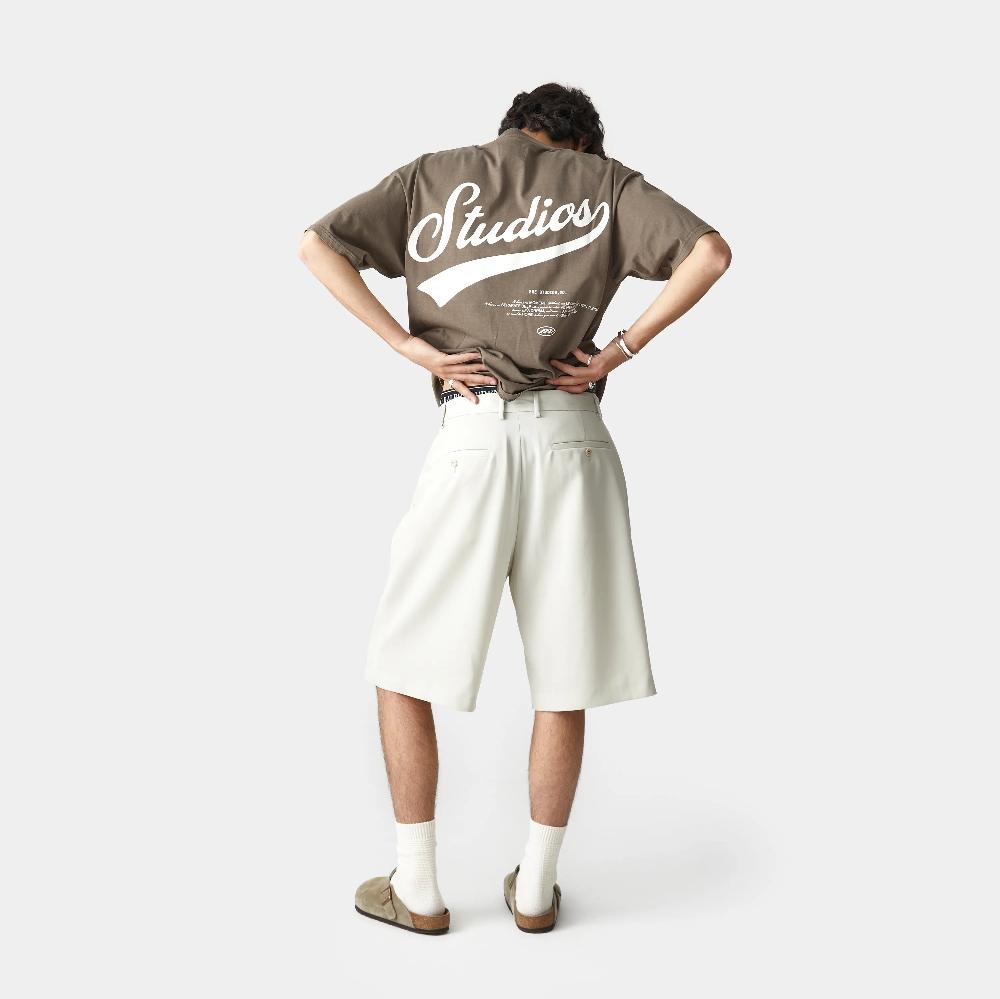 Eme High School Muddy Brown Oversized Tee