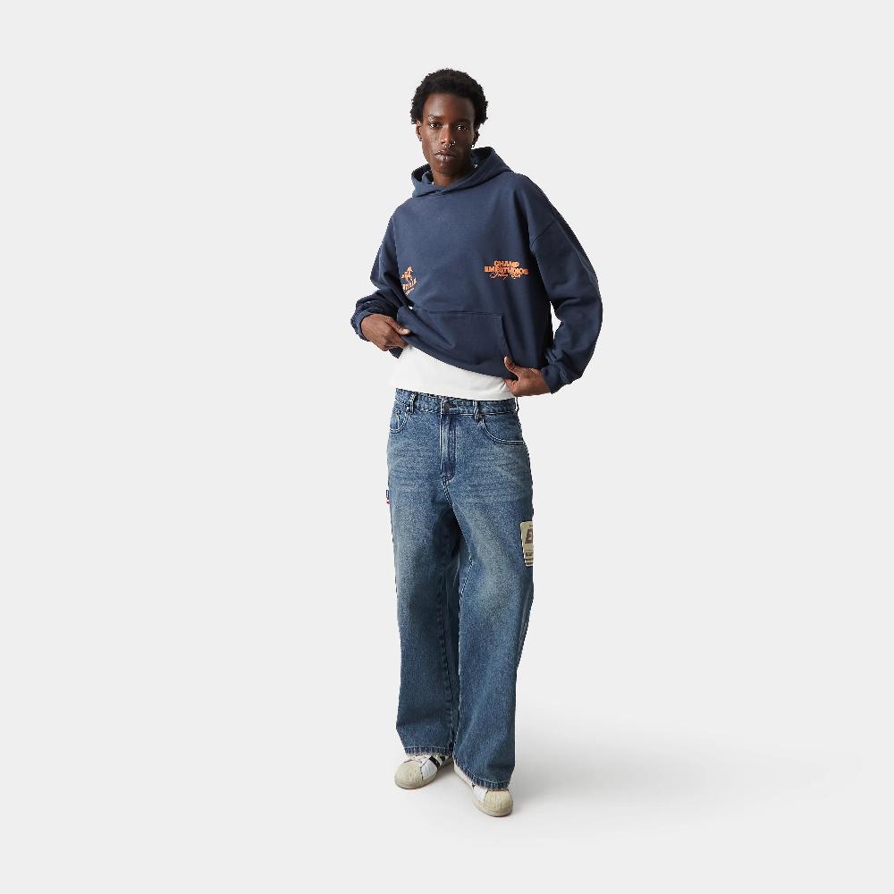 Eme Horse Navy Oversized Hoodie