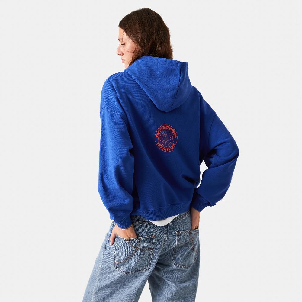 Eme Infinite Blue Oversized Hoodie