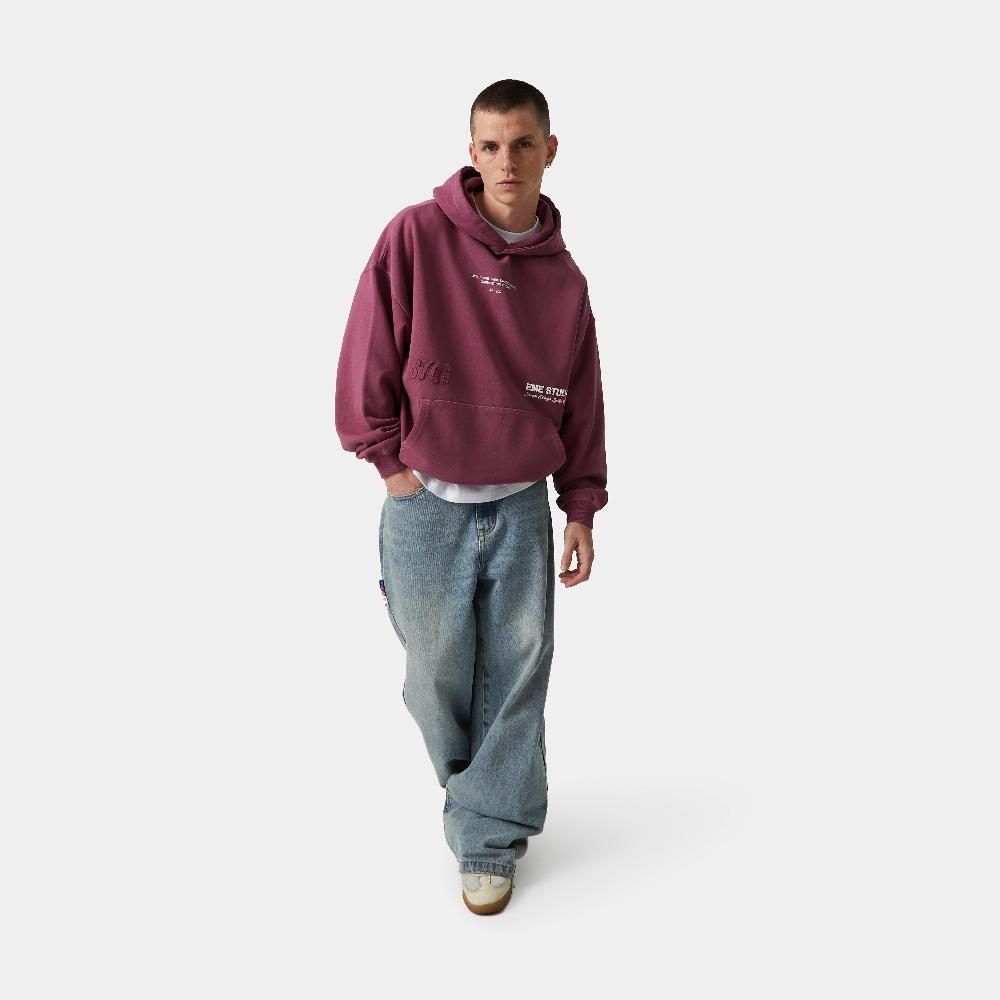 Eme Jack Merlot Oversized Hoodie