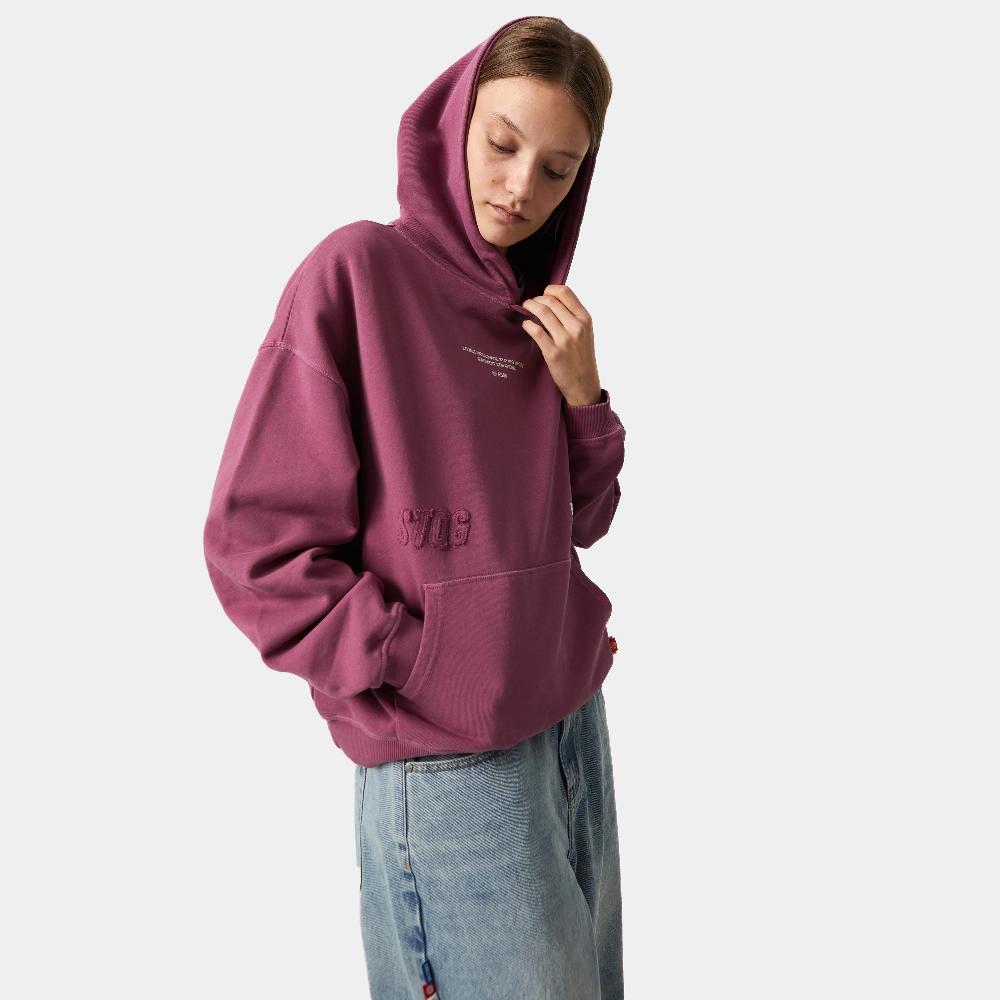 Eme Jack Merlot Oversized Hoodie