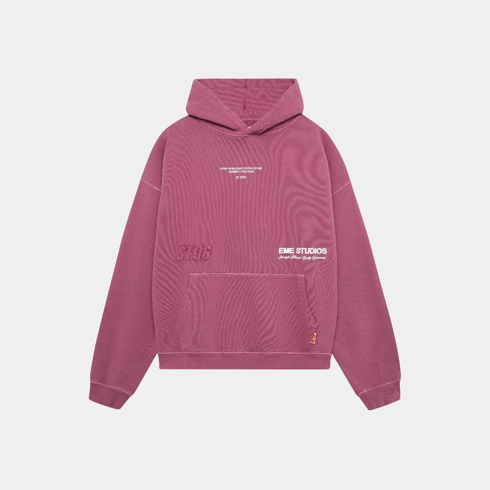 Eme Jack Merlot Oversized Hoodie