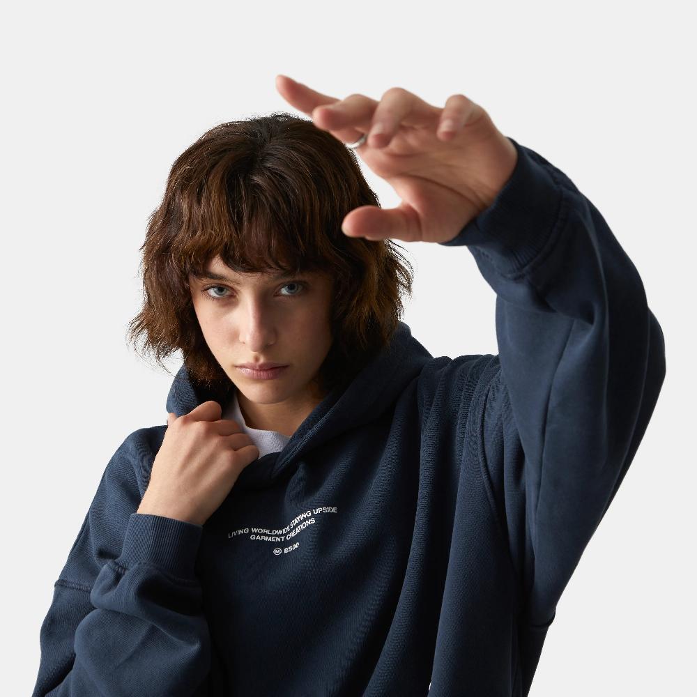 Eme Jack Navy Oversized Hoodie